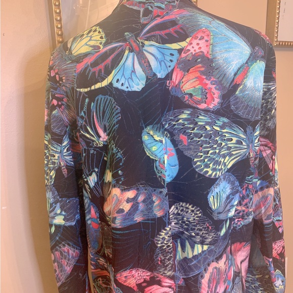 Additions by Chico’s - Women’s Multi-Color Butterfly Jacket - Picture 5 of 9